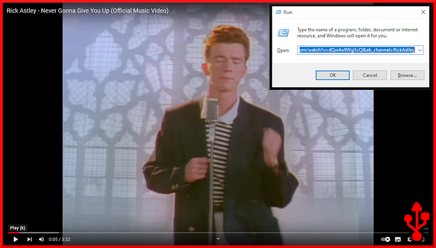 BadUSB Rick Roll