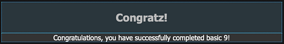 Congratulations