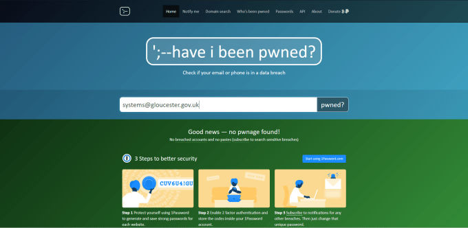 Have I Been Pwned? Passive Reconnaissance