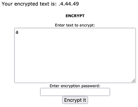 Web Encryption Tool