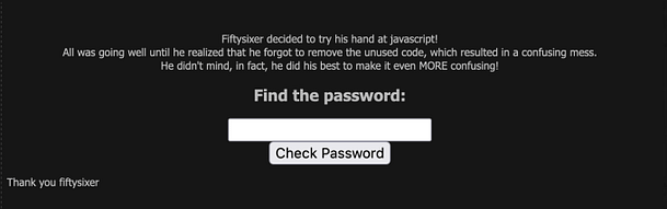 The Password Form