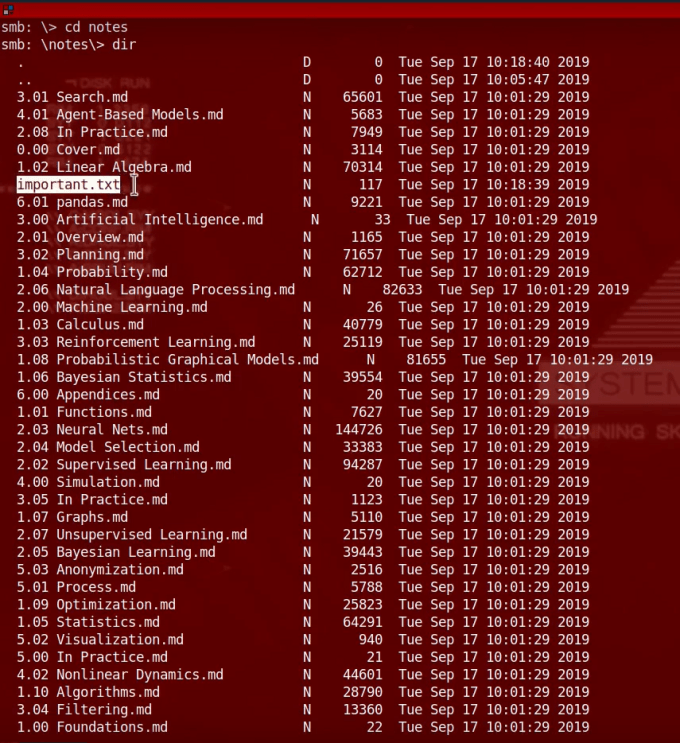 Miles Dyson Samba Directory