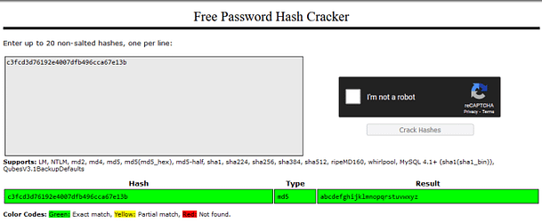 Mr Robot Crackstation