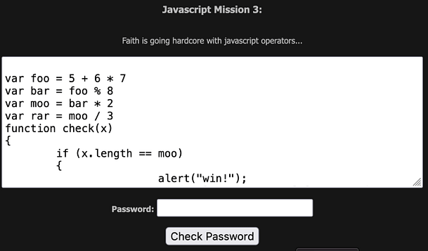 The Javascript 3