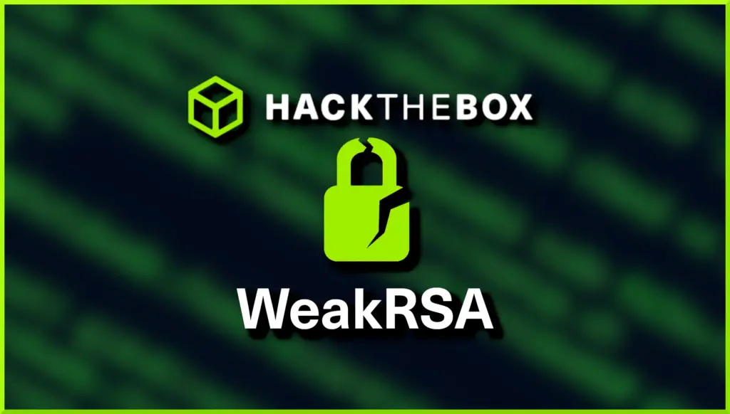 Hack The Box Weak RSA