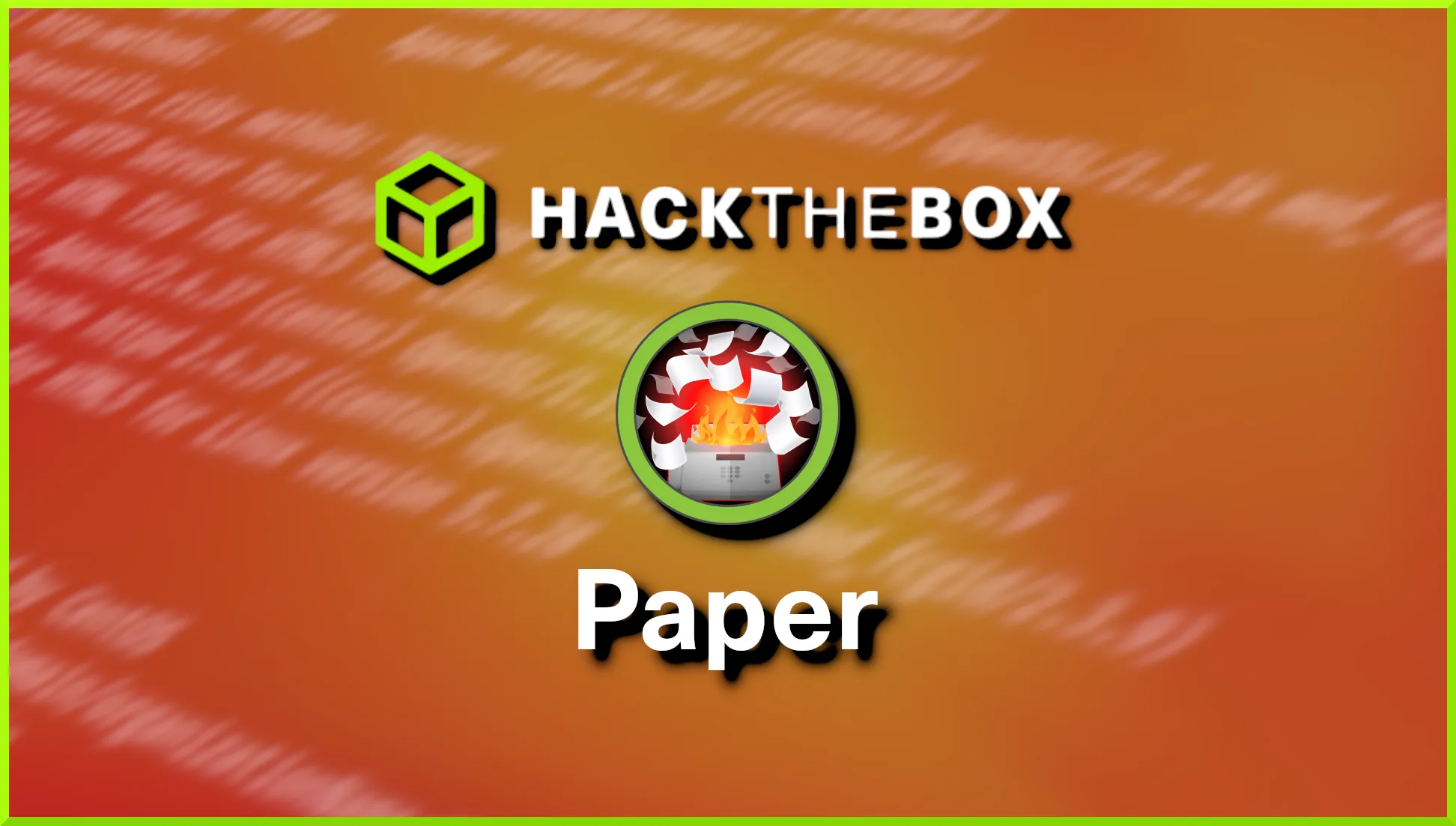 Hack The Box Paper