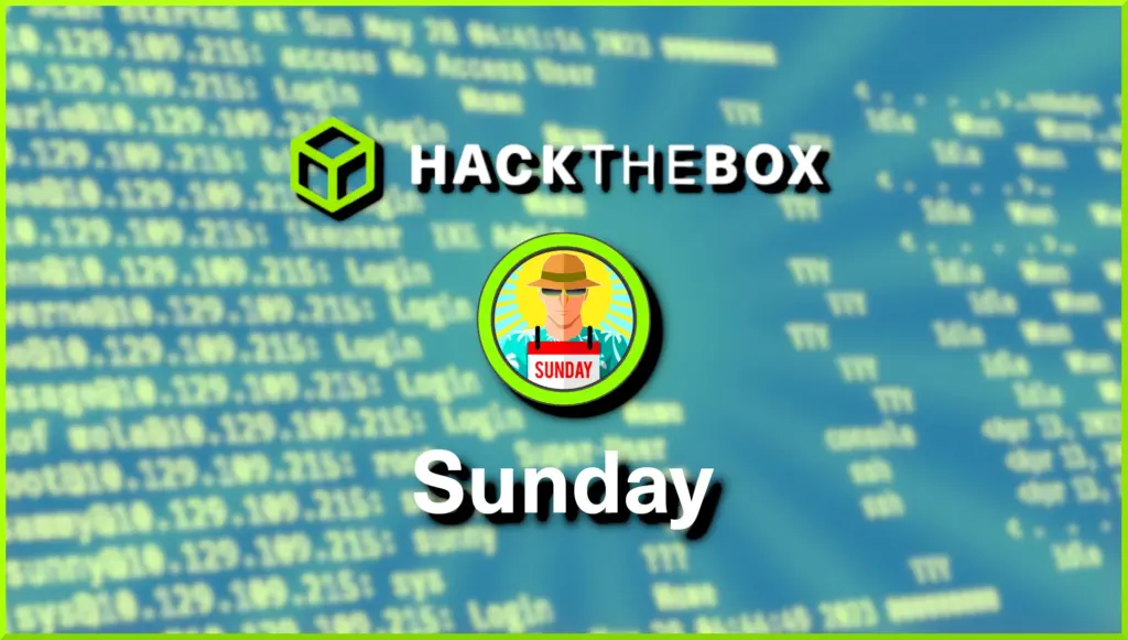 Hack The Box Sunday