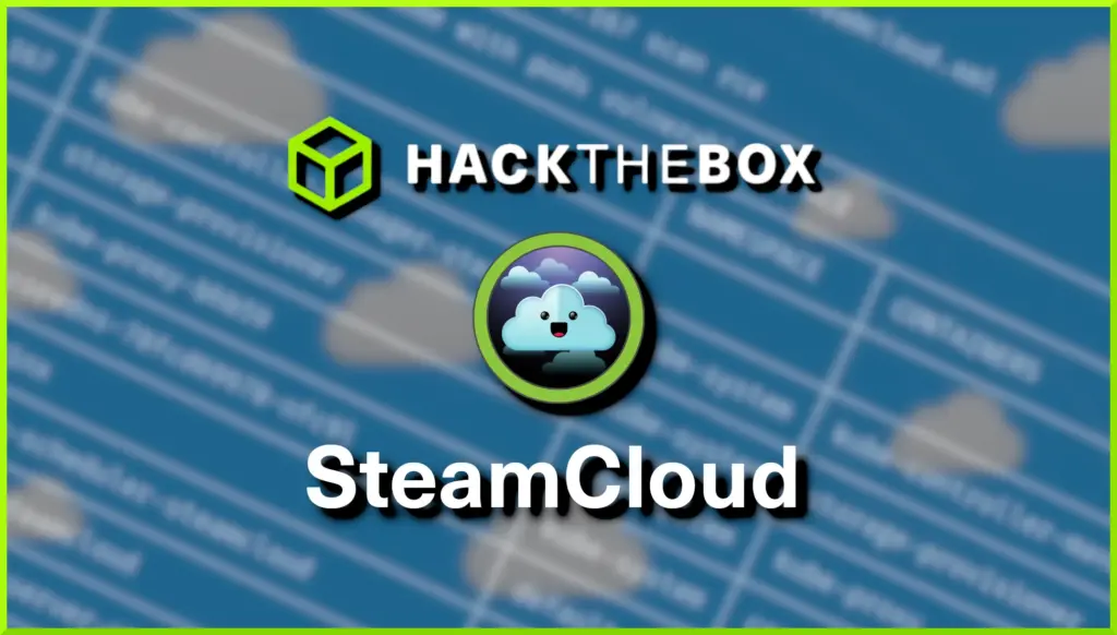 Hack The Box SteamCloud