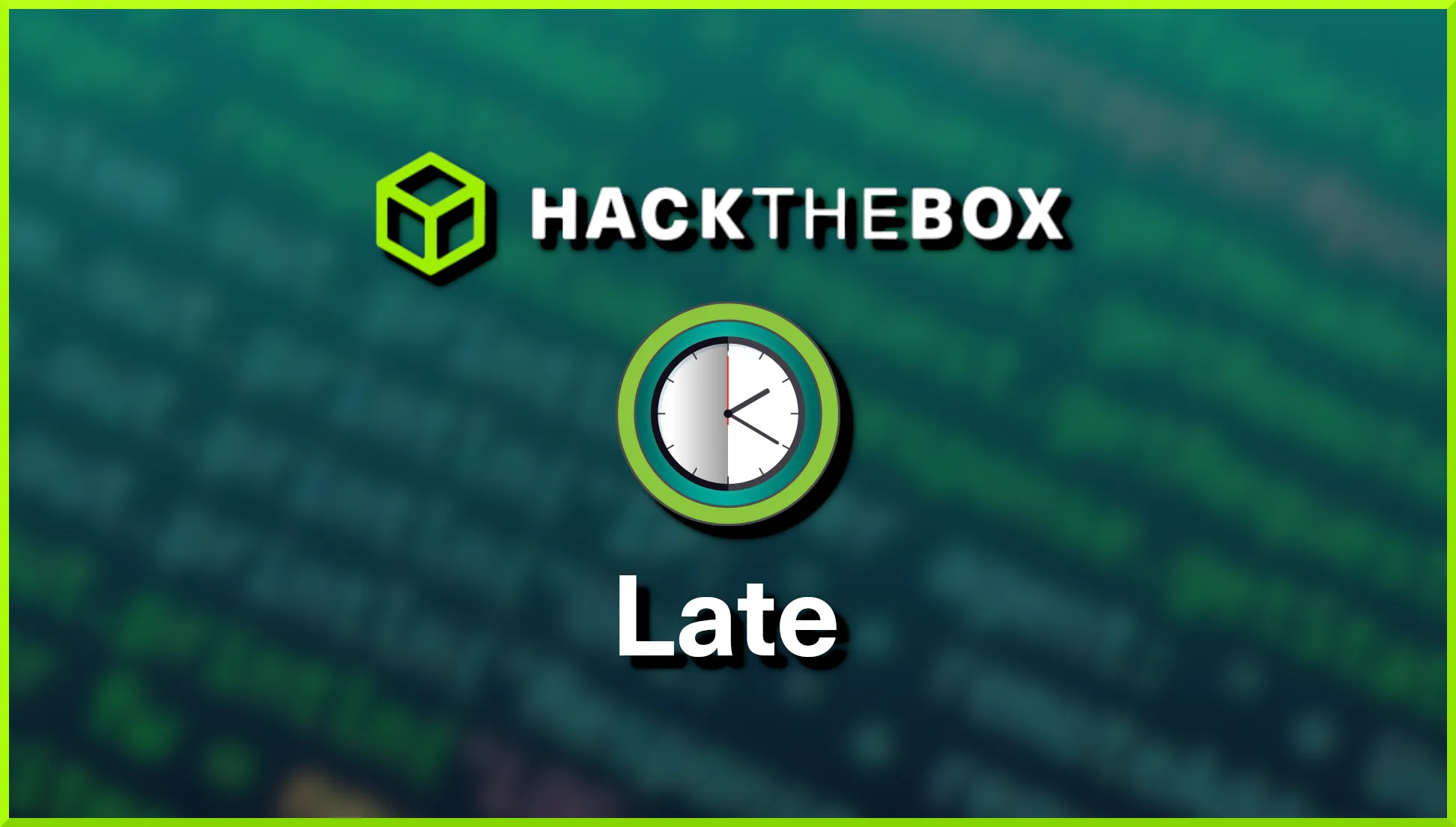 Hack The Box – Late