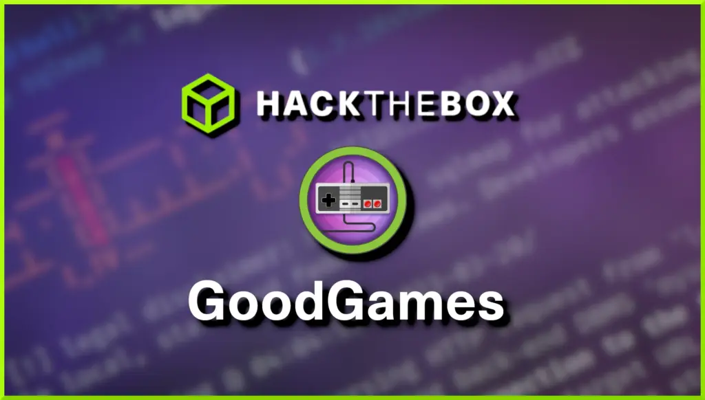 Hack The Box GoodGames