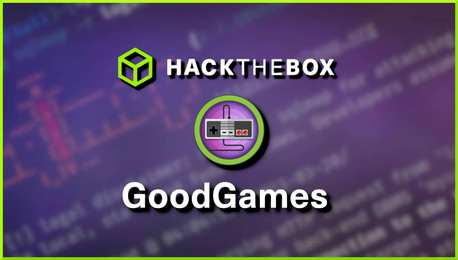 Hack The Box – GoodGames