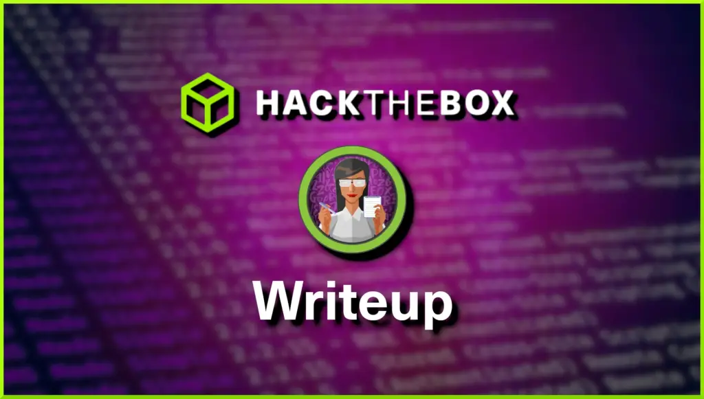 Hack The Box Writeup