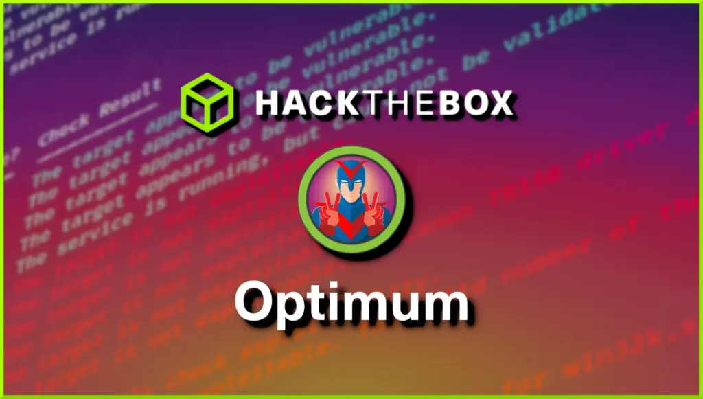 Hack The Box Optimum