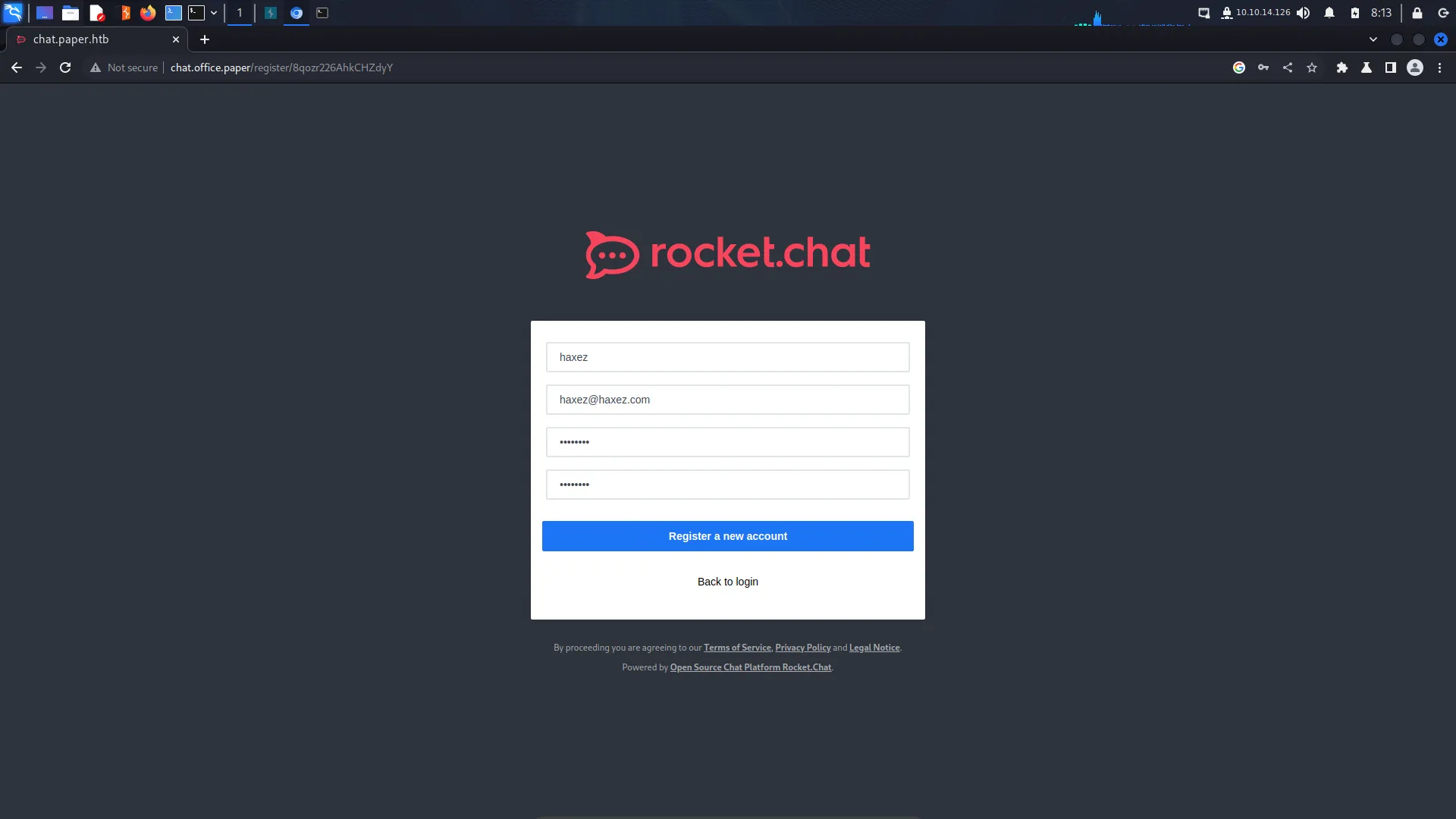 Paper Rocket Chat