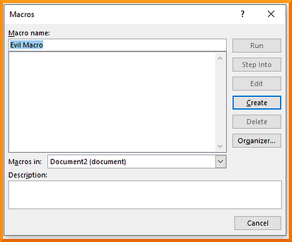 Creating A Malicious File Macro In Microsoft Office