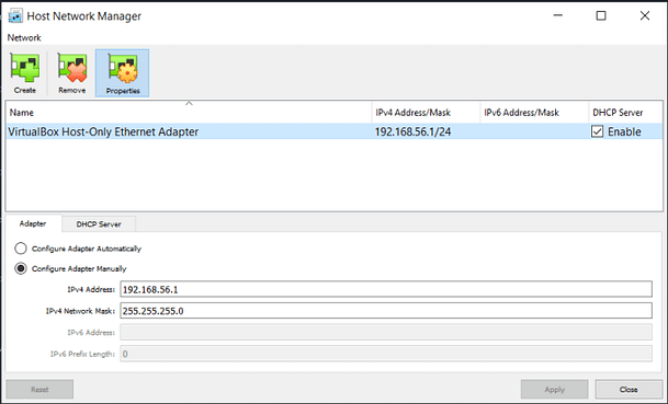 VirtualBox Network Set Up