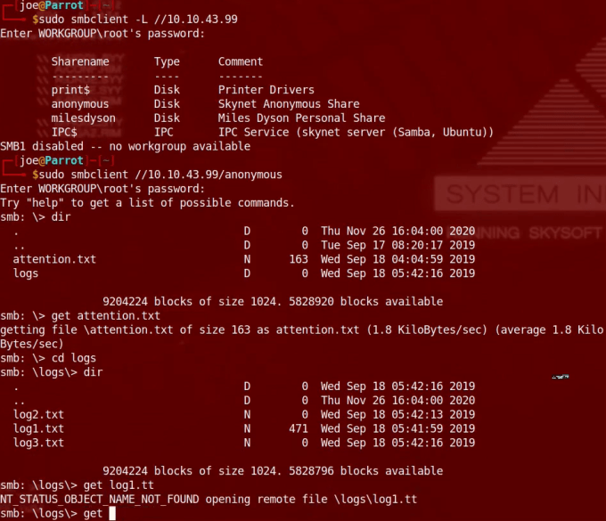 smbclient SMB Enumeration