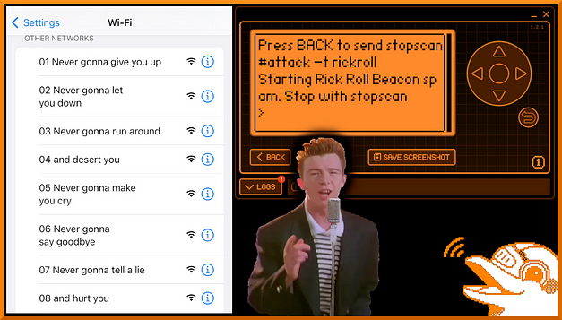 Rick Roll Attack