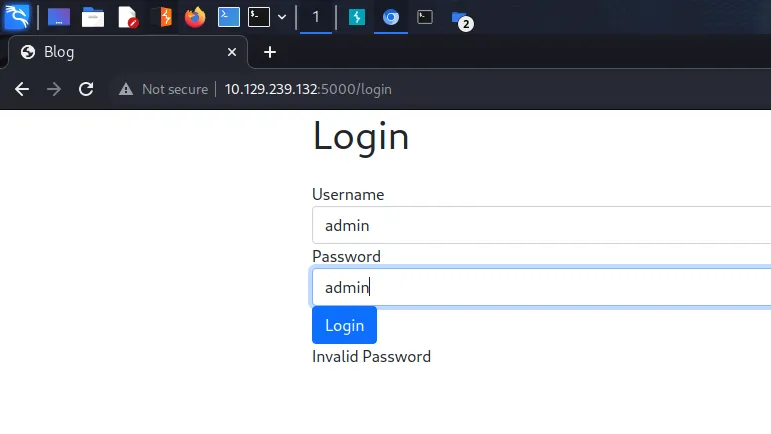 Nodeblog login portal