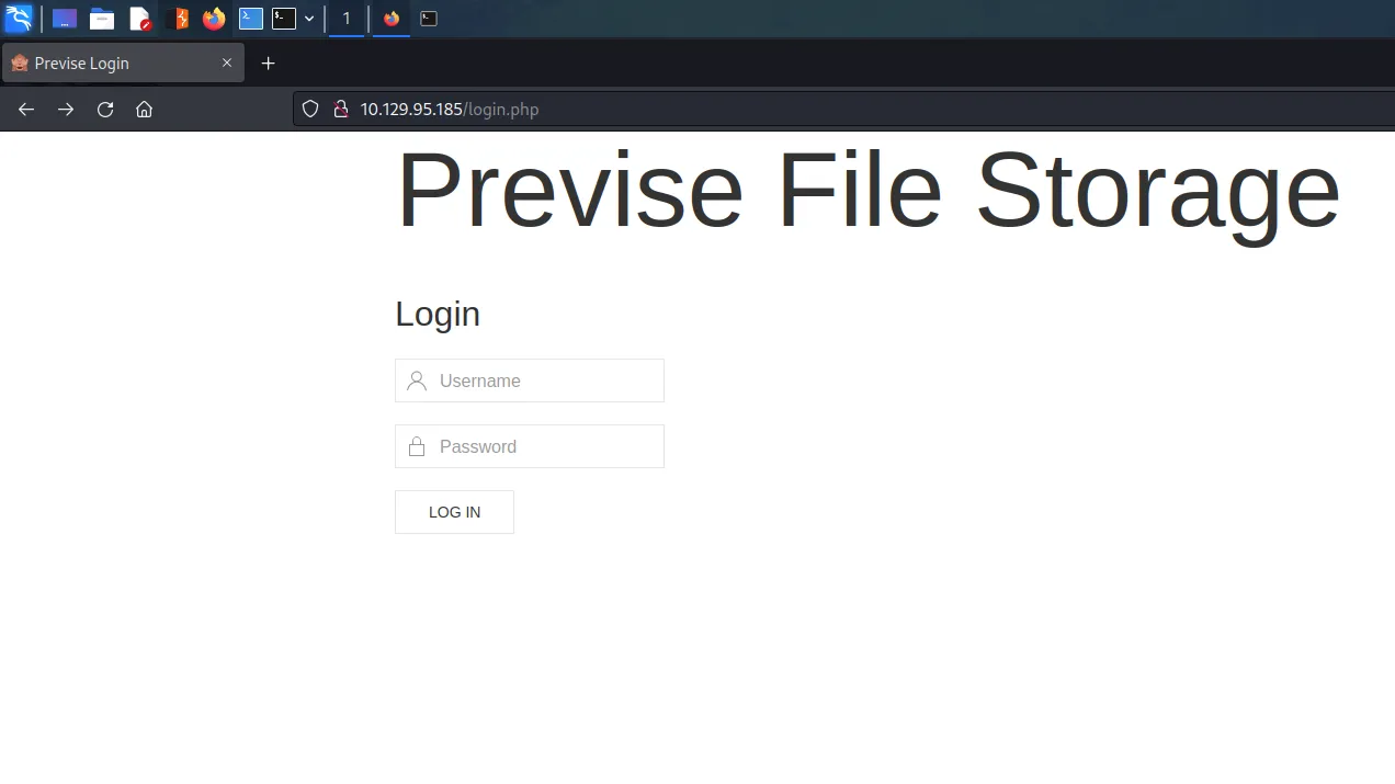 Previse Web Application Enumeration