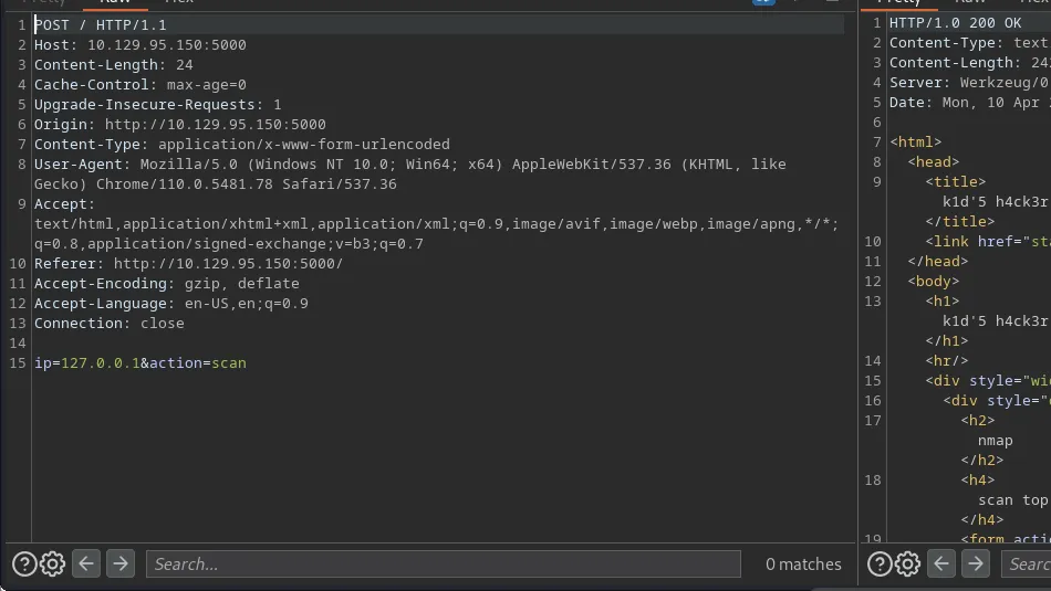 Web Application Nmap Feature Fuzzing