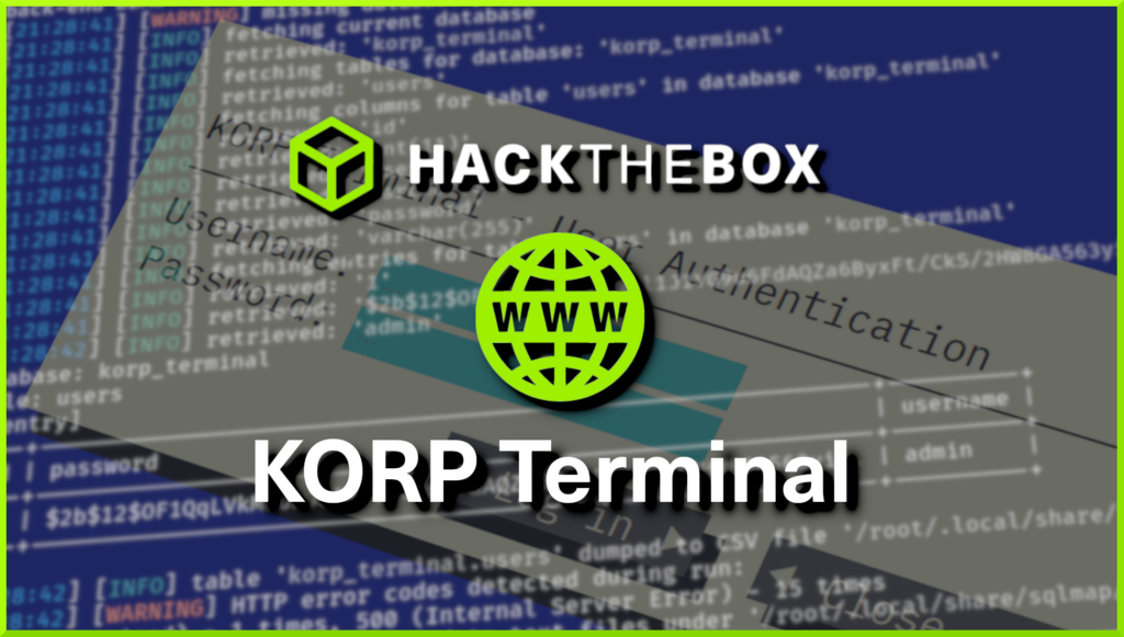 Hack The Box KORP Terminal