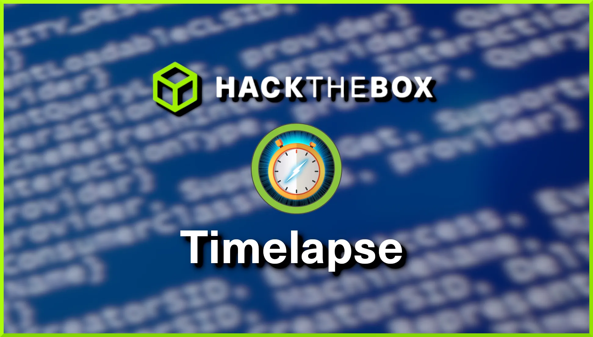 Hack The Box – Timelapse