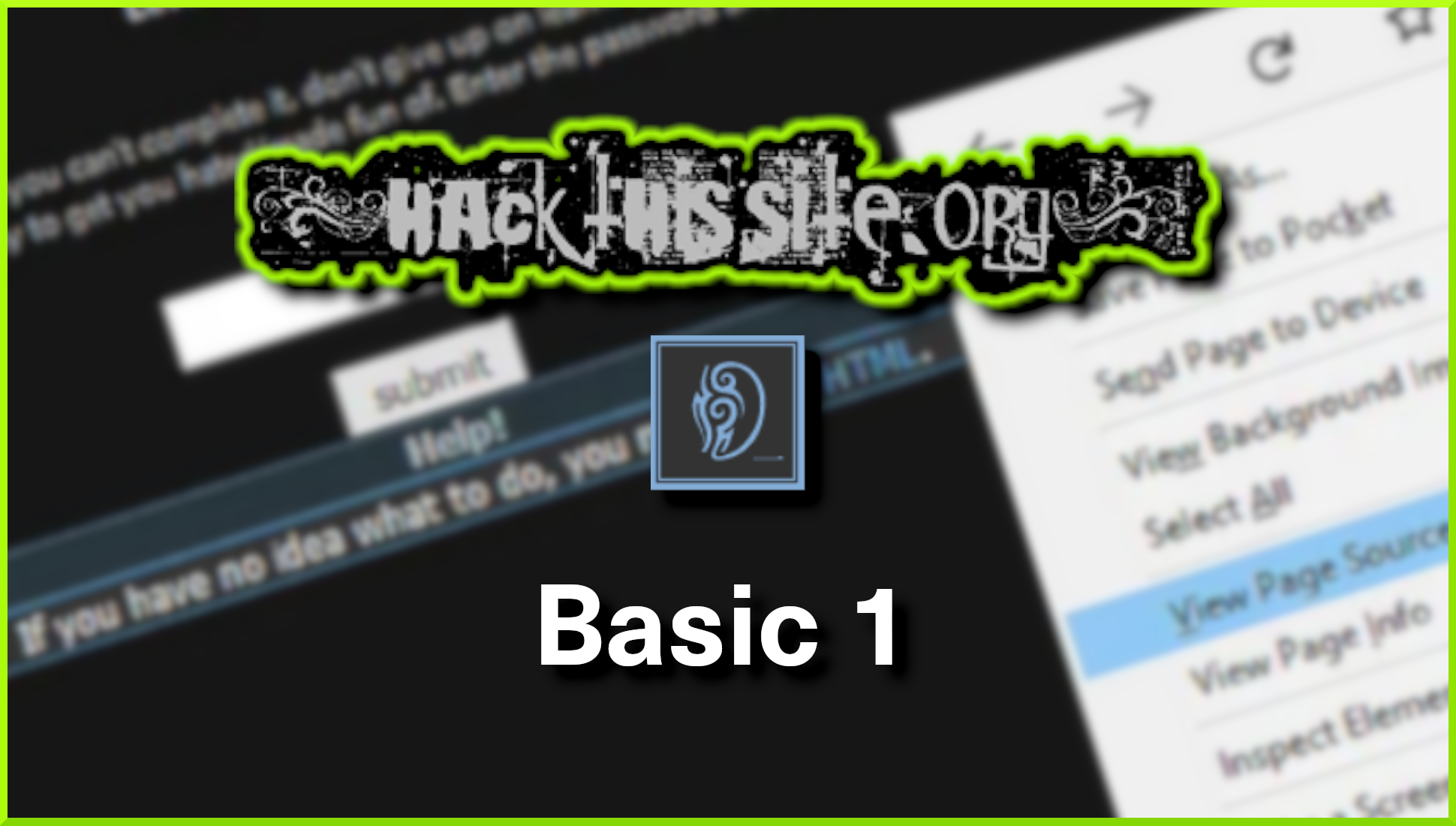 Hack This Site Basic 1