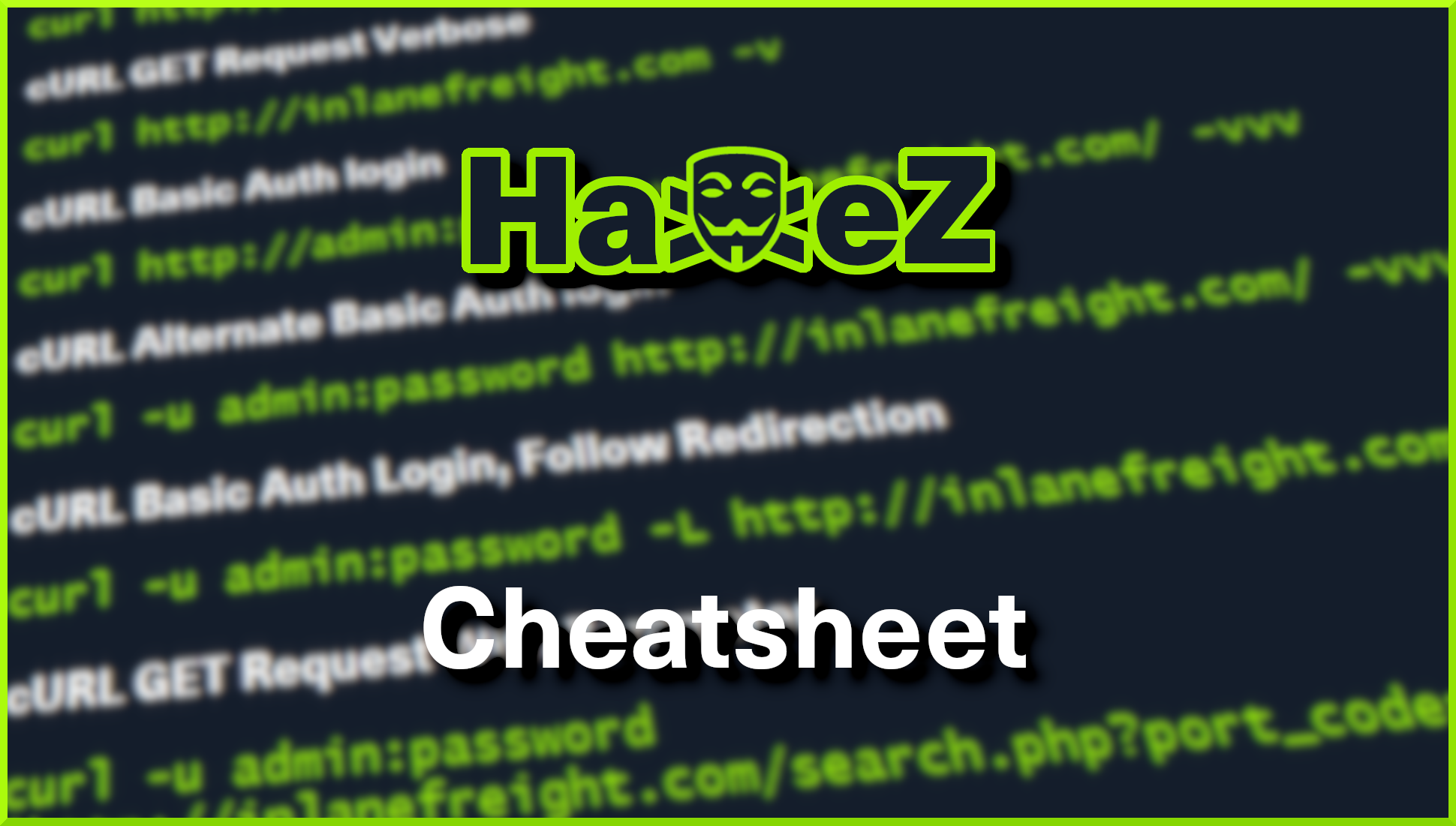 haxez Cheatsheet