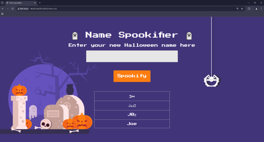 Enumerating Spookifier