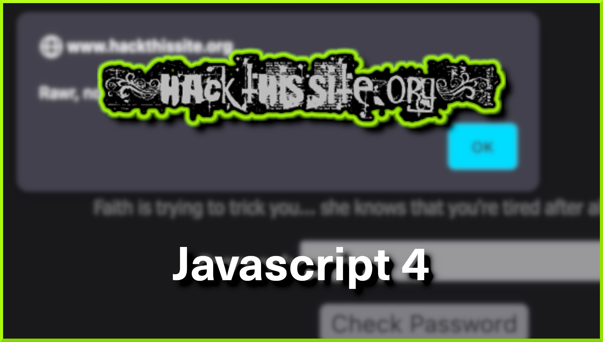 Hack This Site: Javascript Mission – Level 4