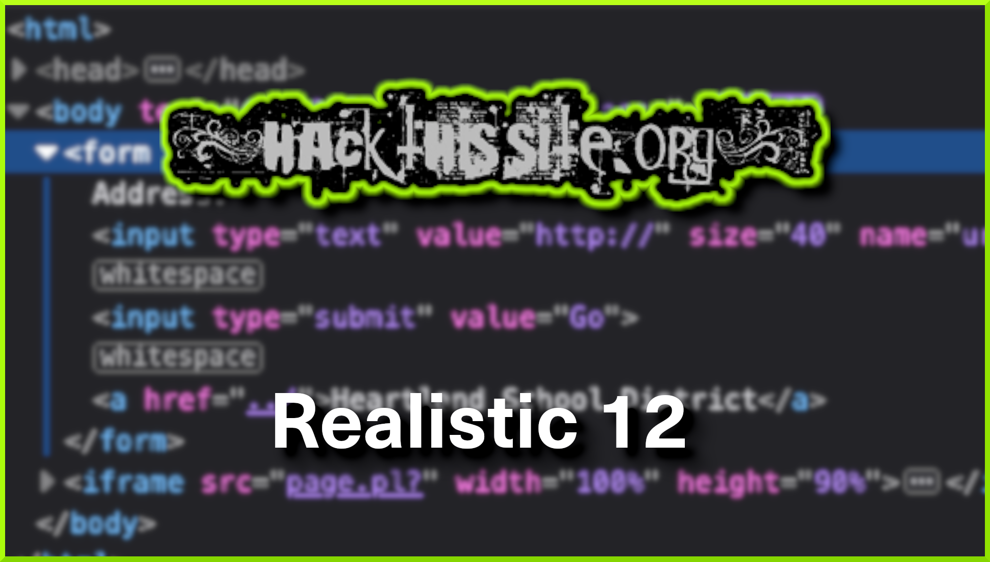 Hack This Site: Realistic Web Mission – Level 12