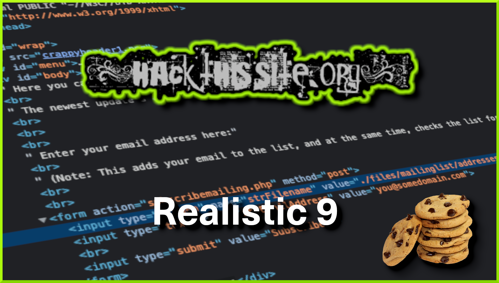 Hack This Site realistic 9