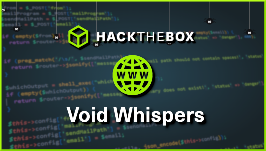 Hack The Box Void Whispers