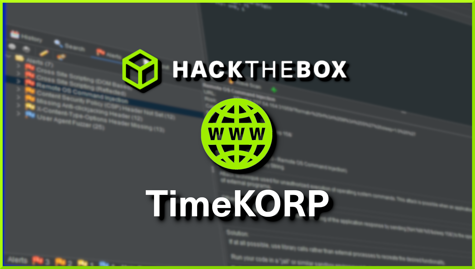 Hack The Box – TimeKORP